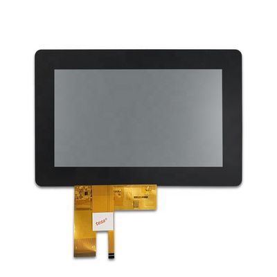 Endüstriyel TFT LCD Modül 800x480 450nits Yüzey Parlaklığı Parlama Önleyici