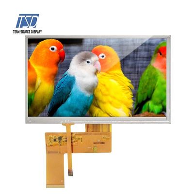 Dirençli Dokunmatik Panelli 7 İnç 800x480 Çözünürlüklü RGB Arayüzü TFT LCD Ekran