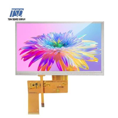 Dirençli Dokunmatik Panelli 7 İnç 800x480 Çözünürlüklü RGB Arayüzü TFT LCD Ekran