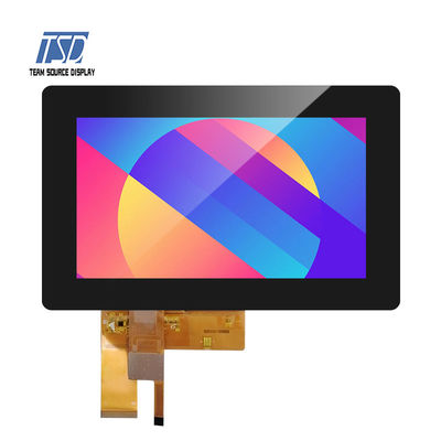Dokunmatik Panelli TSD Standart TFT LCD Ekran Modülü 7 İnç 450 Nits 800x480 RGB