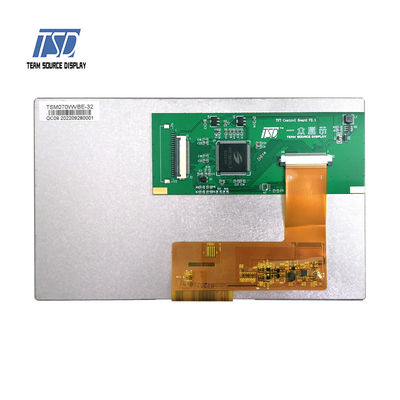 UART 7 Inch 500 Nits 800x480 TN RGB Akıllı LCD Modülü PN TSM070WVBE-32