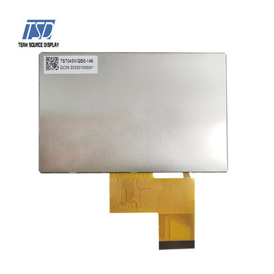Dış Mekan Kullanımı İçin 4,3 İnç RGB 24bit 1000nits TSD IPS LCD Ekran