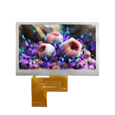 RGB Arabirimli 4,3 İnç 480x272 Çözünürlüklü TFT LCD Ekran