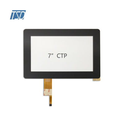 Özel PCAP Dokunmatik Ekran Ctp Temperli Cam I2C Arayüzü 7 İnç