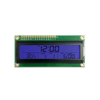 1/5BIAS STN Karakter LCD Modülleri 16x2 dots ST7066U-0R Sürücü
