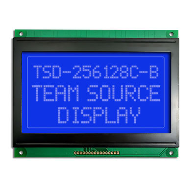 Özel 256x128 STN Mavi İletken Pozitif COB Grafik Monokrom LCD Ekran Modülü