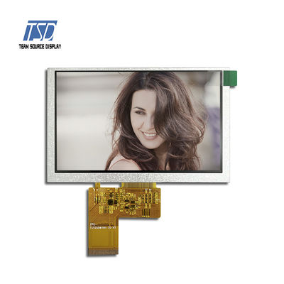 TTL Arayüzü ile 5.0 İnç 800x480 ST7262 IC 500nits TFT LCD Ekran