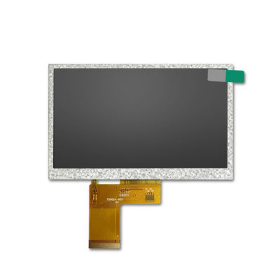 5'' 5 İnç 480xRGBx272 Çözünürlük RGB Arayüzü TN TFT LCD Ekran Modülü